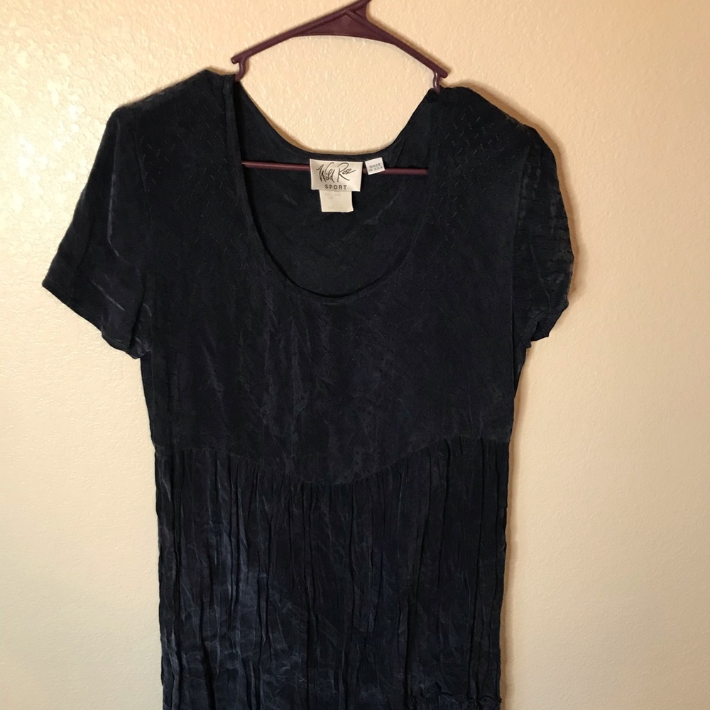 Vintage Wild Rose Sport Short Sleeve Dress